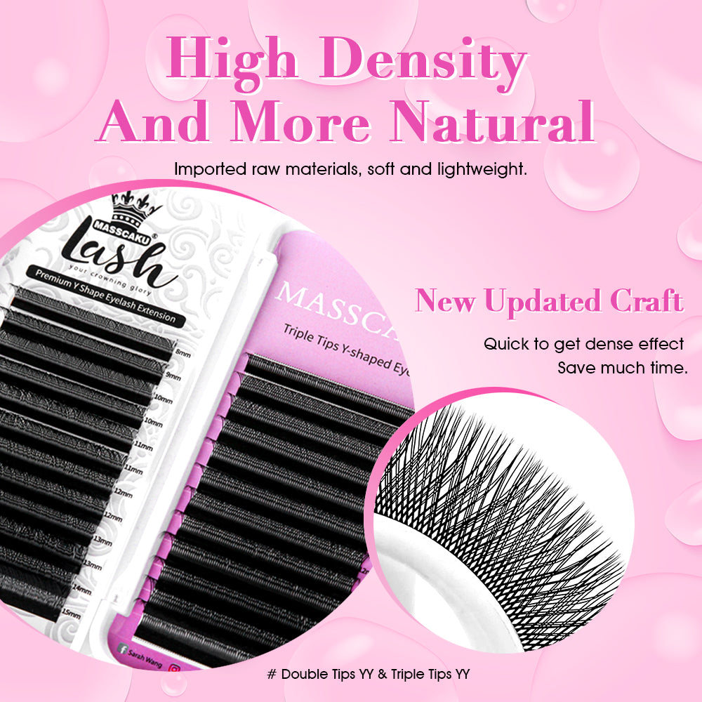 Triple Tips YY Shaped Eyelash