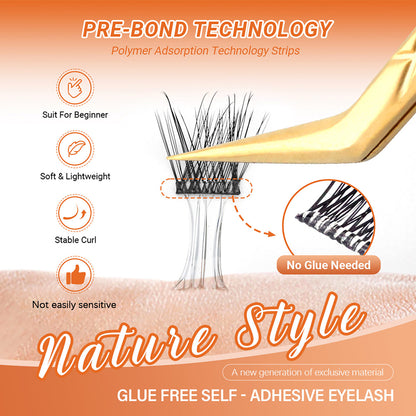 Glue Free Self - Adhesive Eyelash #166