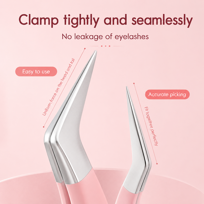 Color Beauty Salon Eyelash Tweezers