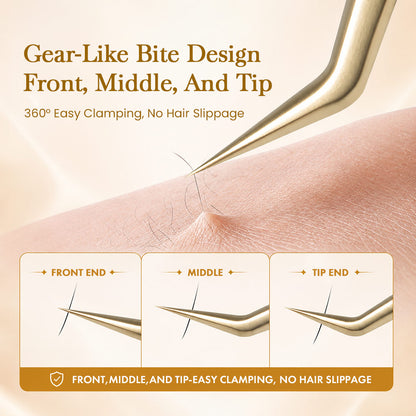 Fiber Mouth High-End Beauty Salon Grafting Tweezers