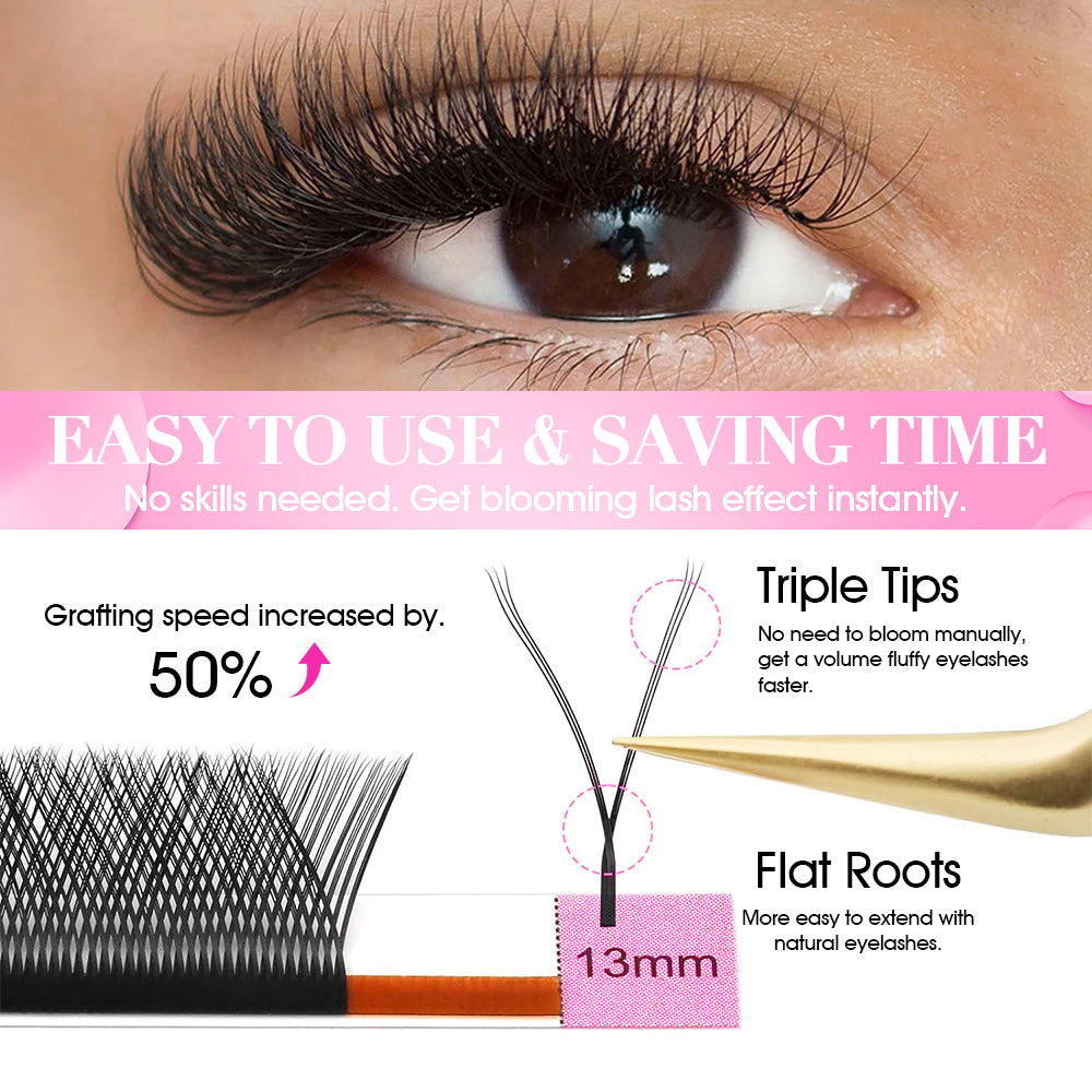 Triple Tips YY Shaped Eyelash
