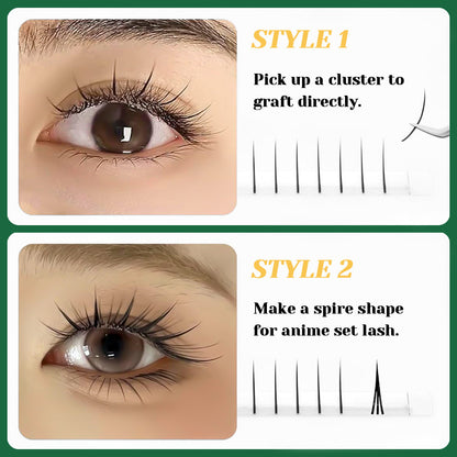 A-M Shape Spikes Eyelash Extension