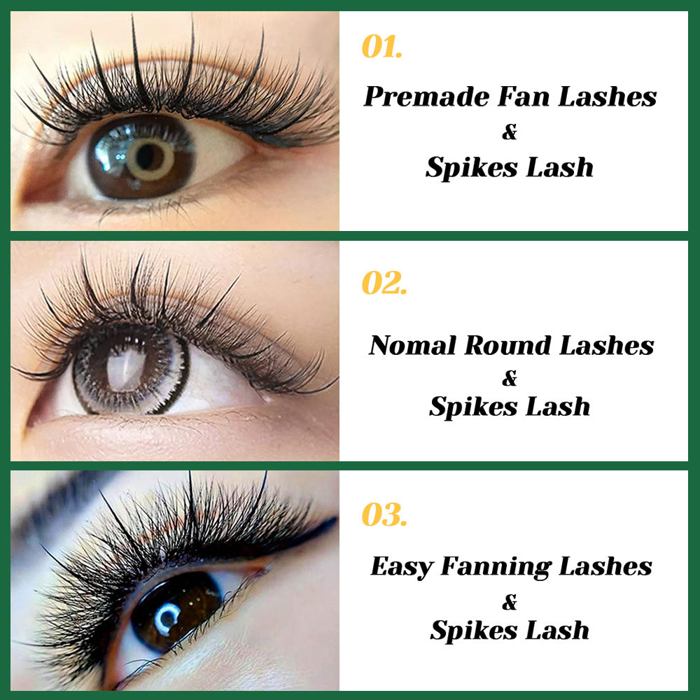 A-M Shape Spikes Eyelash Extension