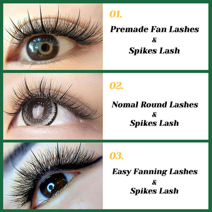 A-M Shape Spikes Eyelash Extension