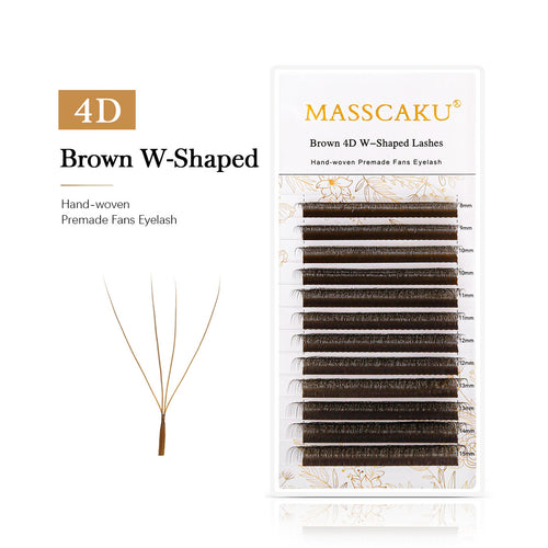 Brown 4D W Shaped Eyelash