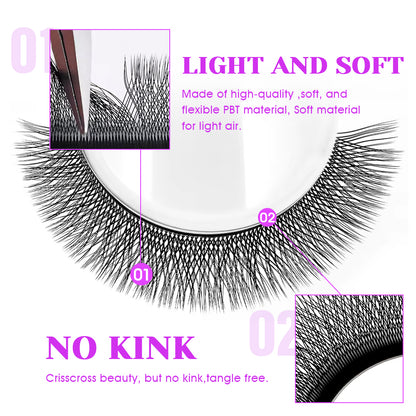 3D W Shaped Premade Fans Eyelash Extension