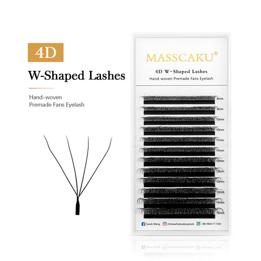 4D W Shaped Premade Fans Eyelash Extension