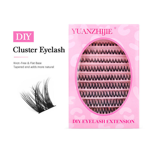 10 خطوط منزلية DlY Clusters Lash Extension #50 