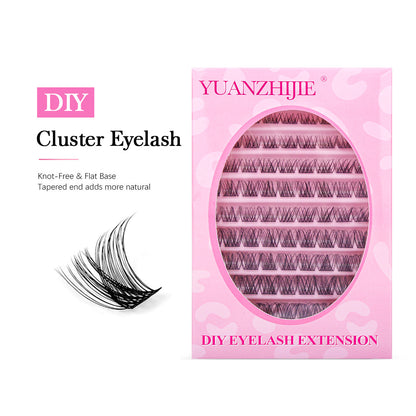 10 خطوط منزلية DlY Clusters Lash Extension #52 