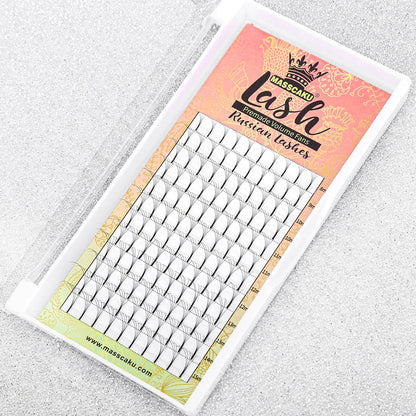 Premade Fans Long Stem Lashes 5D