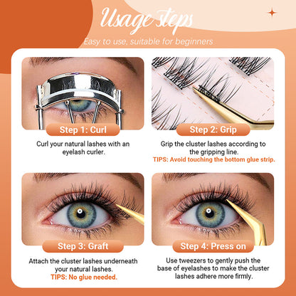 Glue Free Self - Adhesive Eyelash #166