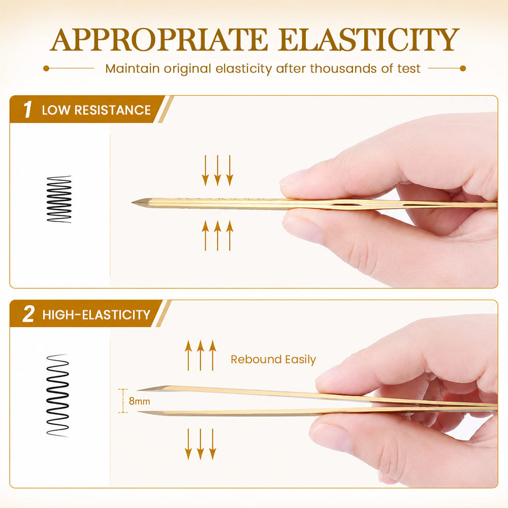 Fiber Mouth High-End Beauty Salon Grafting Tweezers