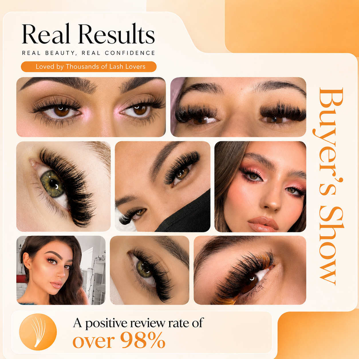 Premade Fans Short Stem Lashes 10D