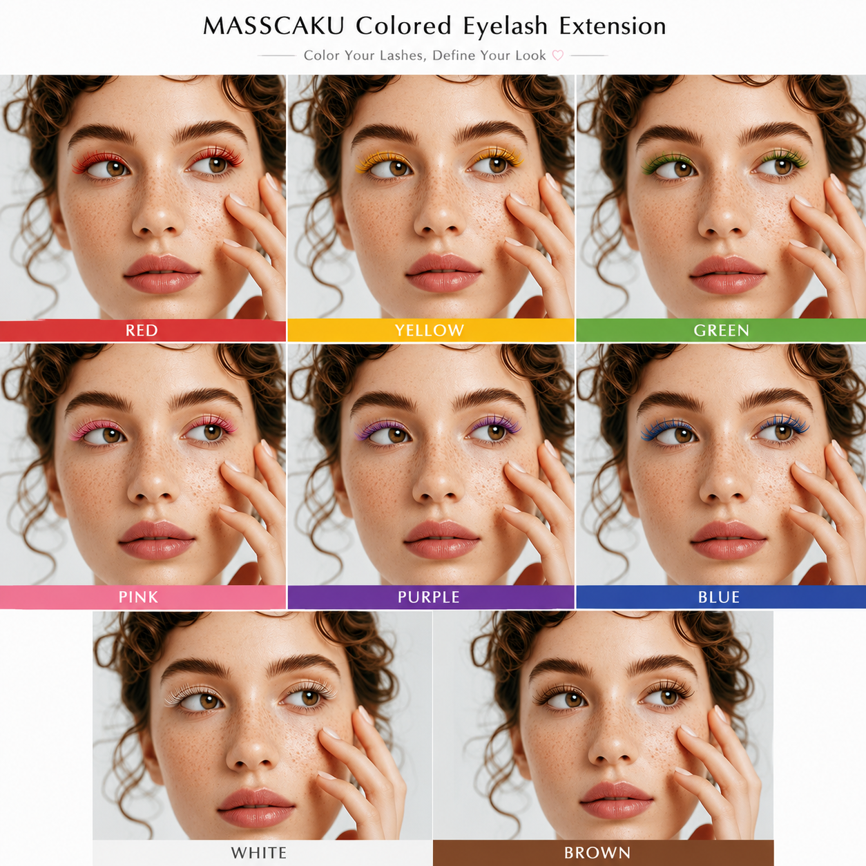 Colored Classic Volume Eyelash Extension