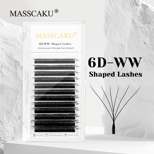 6D WW Shaped Premade Fans Eyelash Extension