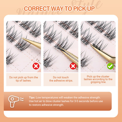 Glue Free Self - Adhesive Eyelash #166