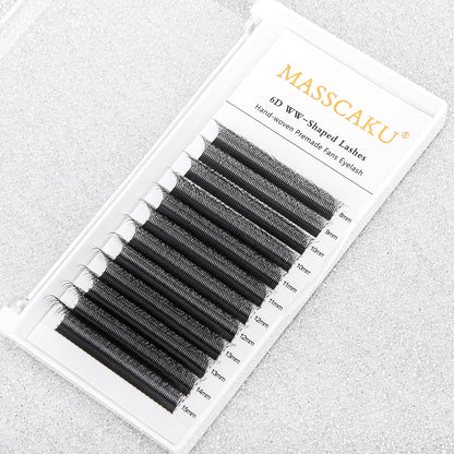 6D WW Shaped Premade Fans Eyelash Extension