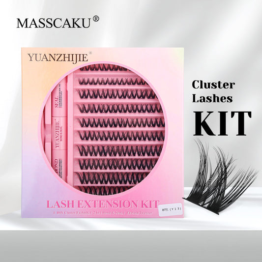 10 Lines Home DlY Clusters Lash Kit #87