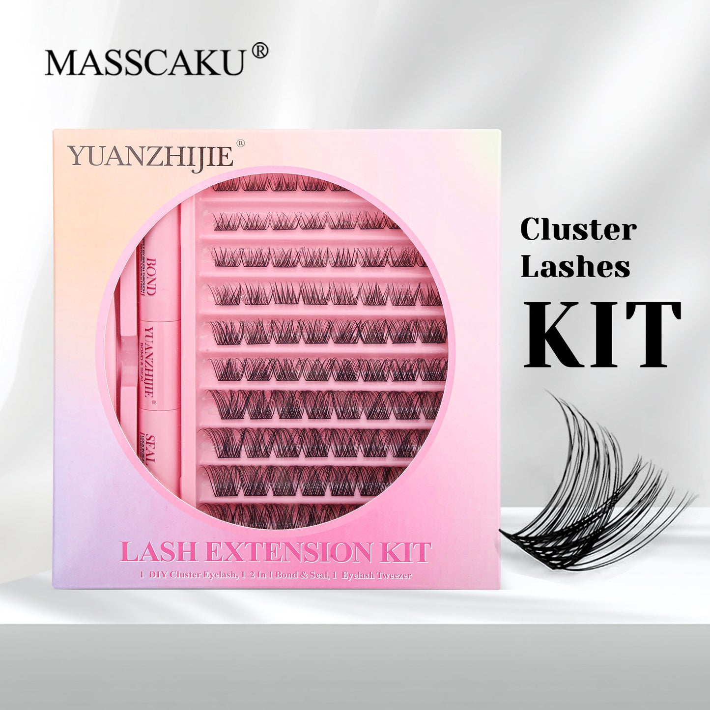 10 Lines Home DlY Clusters Lash Kit #89