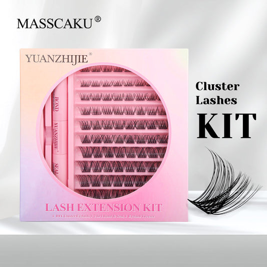 10 Lines Home DlY Clusters Lash Kit #89
