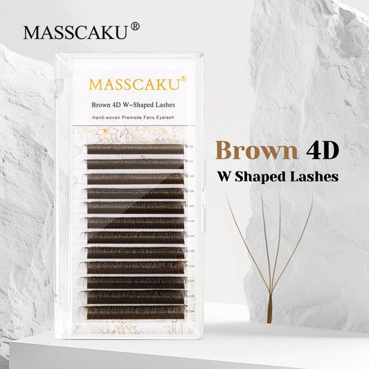Brown 4D W Shaped Eyelash