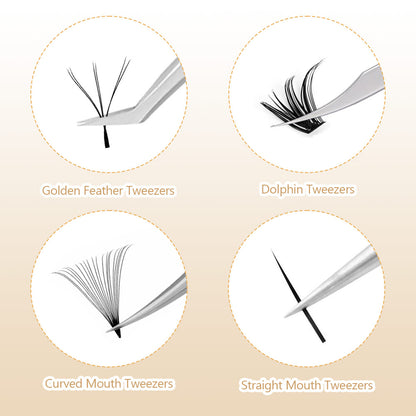 Professional Eyelash Tweezers