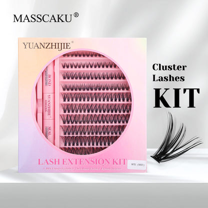 10 Lines Home DlY Clusters Lash Kit #97