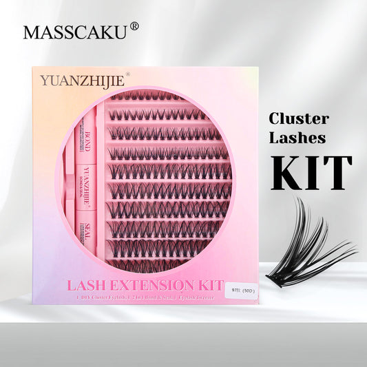 10 Lines Home DlY Clusters Lash Kit #97
