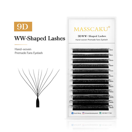 9D WW Shaped Premade Fans Eyelash Extension