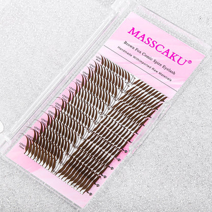 Brown Fox Comic Spire Eyelash