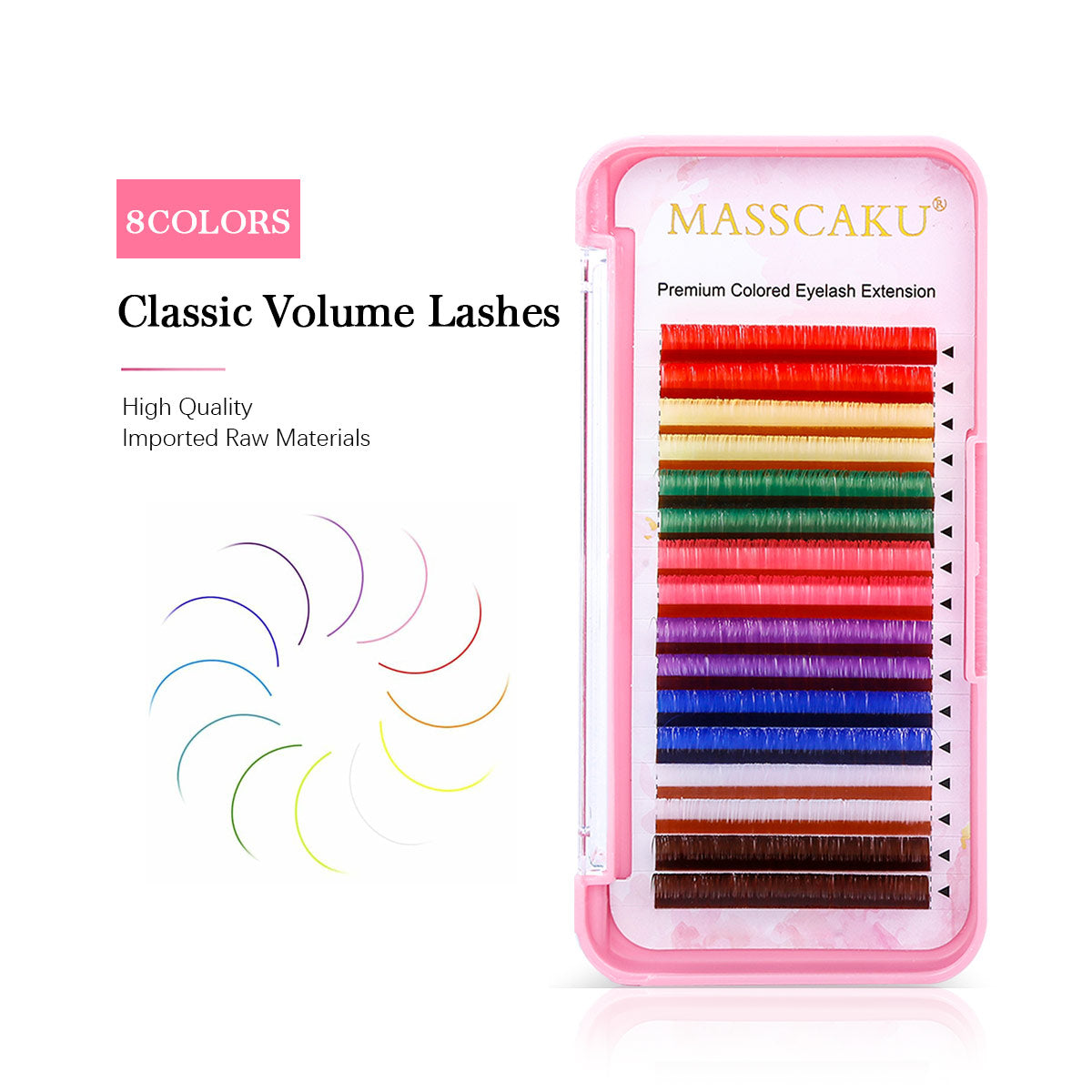 Colored Classic Volume Eyelash Extension