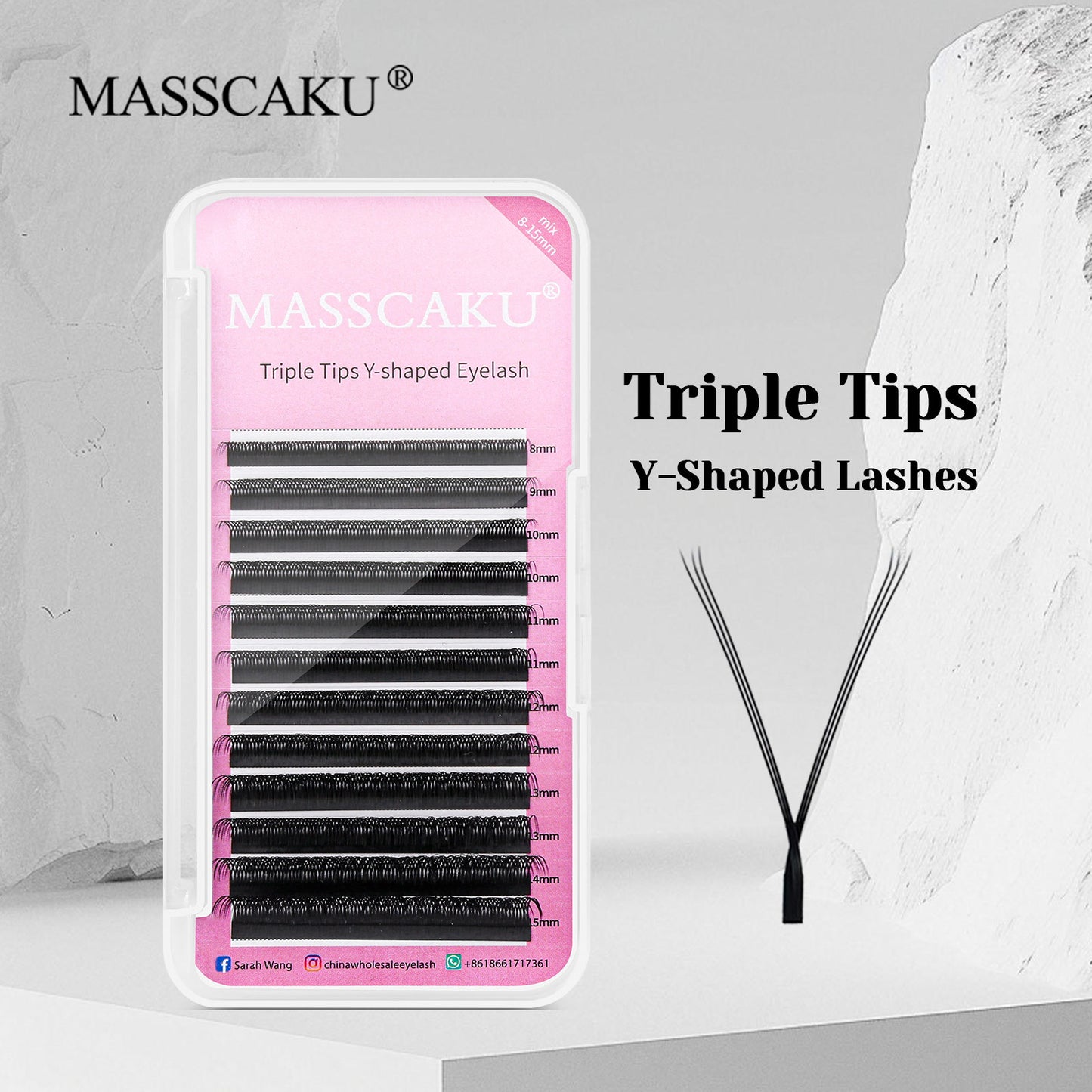 Triple Tips YY Shaped Eyelash