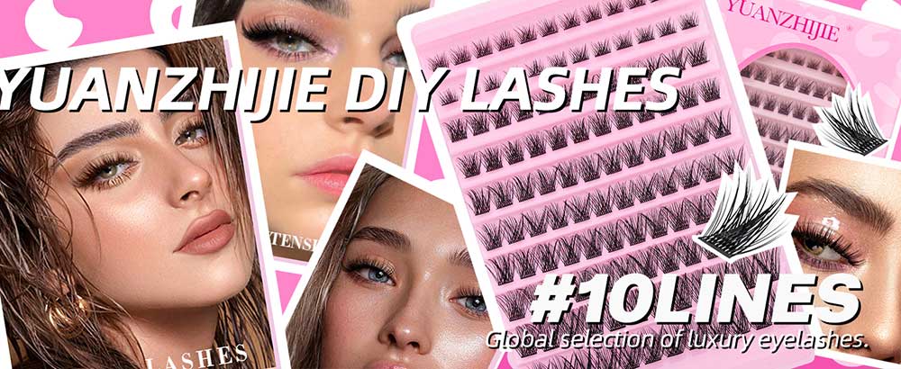 10 Rows DIY Cluster Eyelash Extension