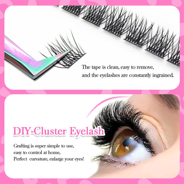 10 Rows DIY Cluster Eyelash Extension