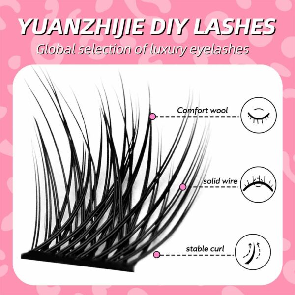 10 Rows DIY Cluster Eyelash Extension Kit