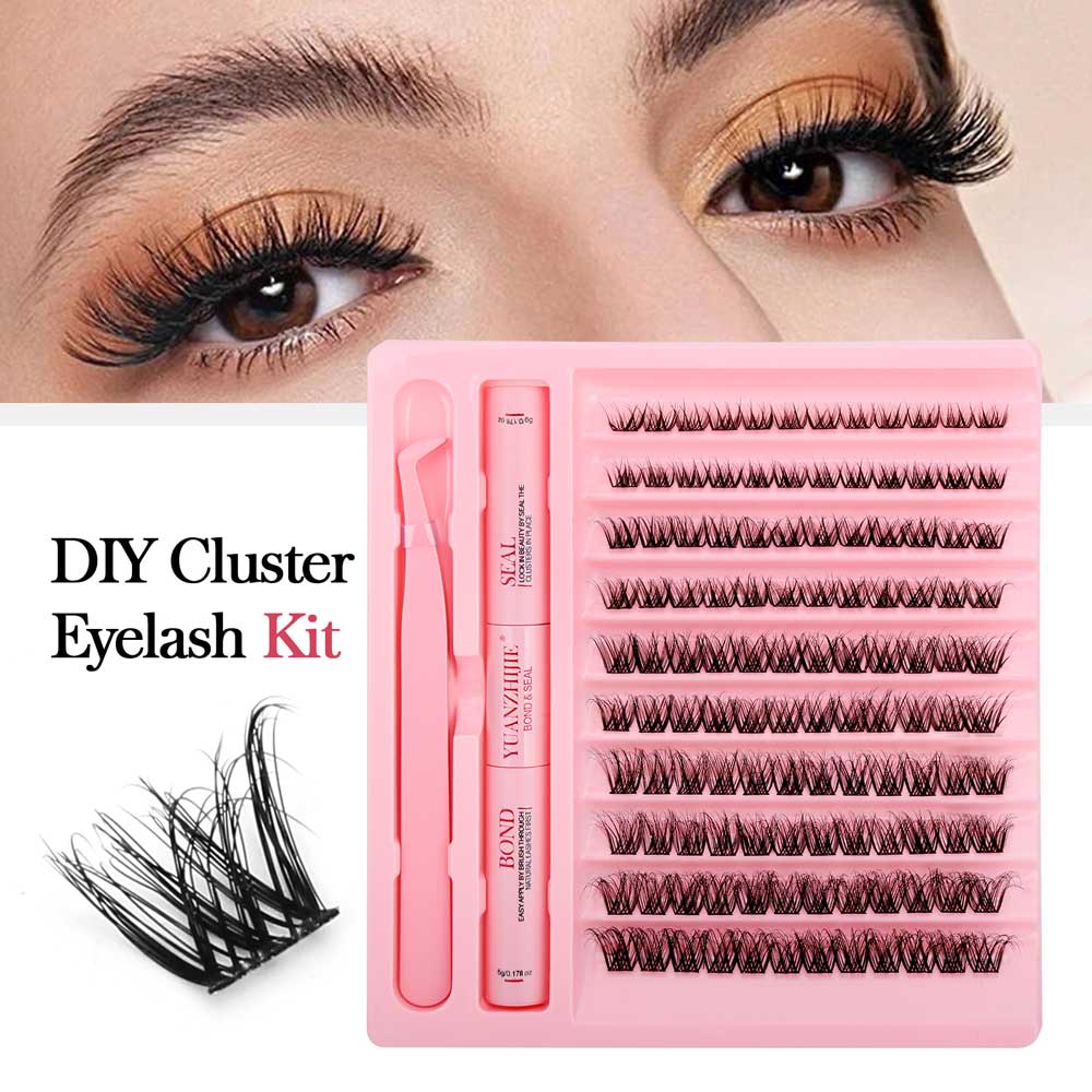 10 Rows DIY Cluster Eyelash-Extension Kit