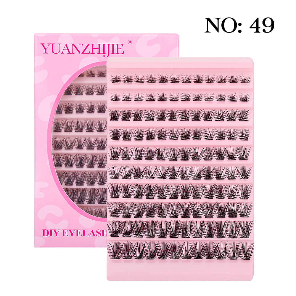 10 Rows DIY Cluster Eyelash Extension