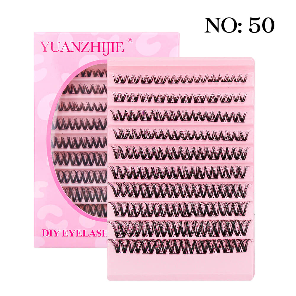 10 Rows DIY Cluster Eyelash Extension