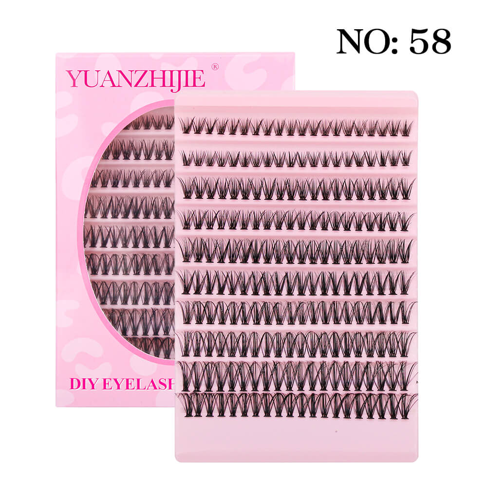 10 Rows DIY Cluster Eyelash Extension