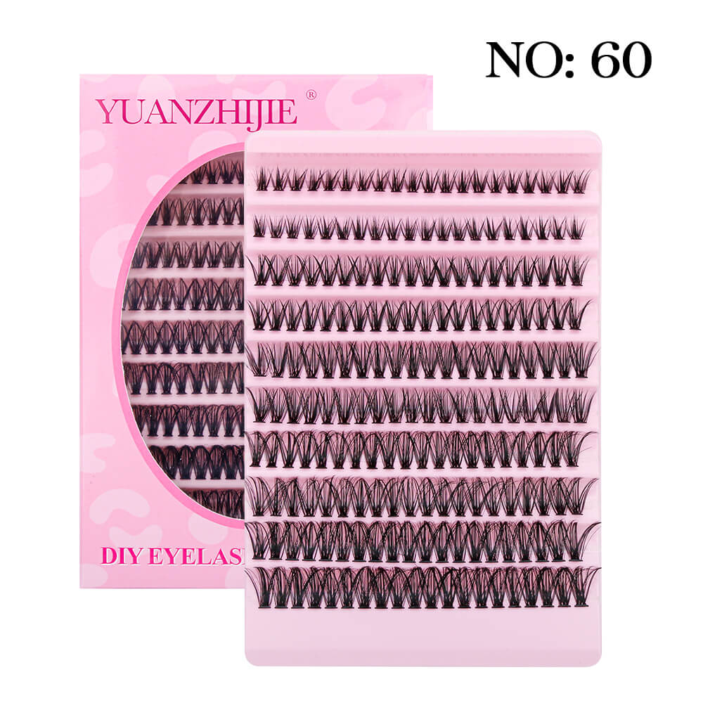 10 Rows DIY Cluster Eyelash Extension