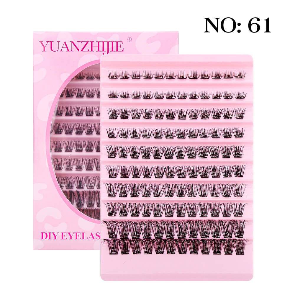 10 Rows DIY Cluster Eyelash Extension