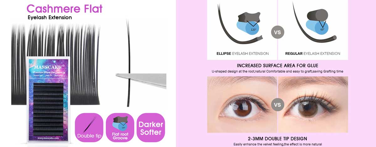 Cashmere Flat Eyelash Extension